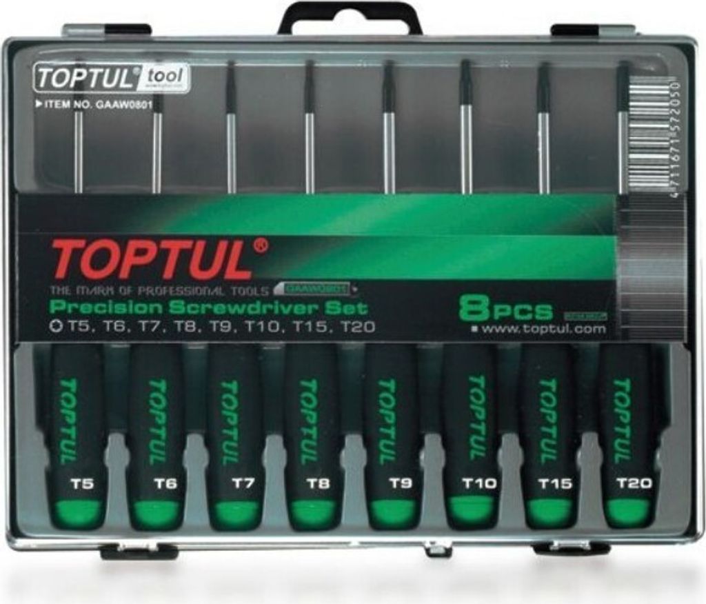 Werkzeugsatz TOPTUL 0XTGAAW0801