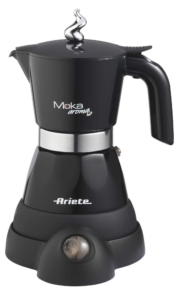 Ariete 1358, Elektrische Espressokanne, 480 W, Schwarz Produktbild 