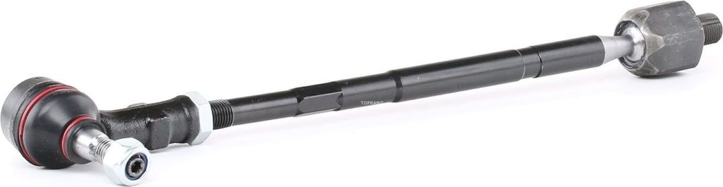 TOPRAN Spurstange links, Axialgelenk 373mm, Gewinde M12x1,5 M16x1,5, mit Mutter