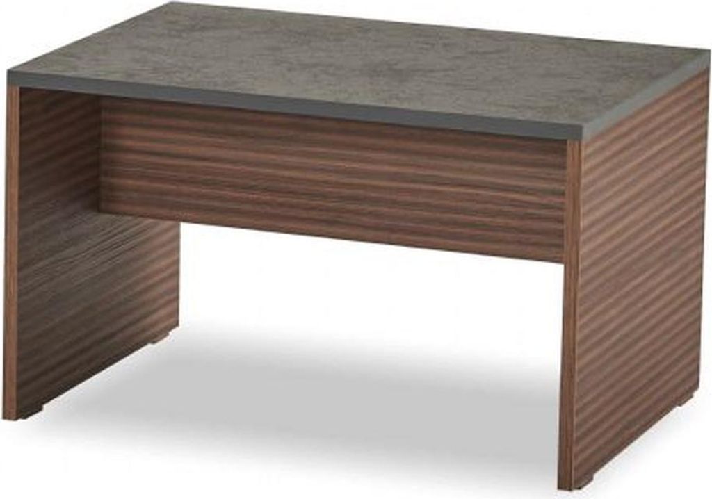 Braune Robuste Büromöbel Moderner Beistelltisch 2x Sitzsessel 2-Sitzer