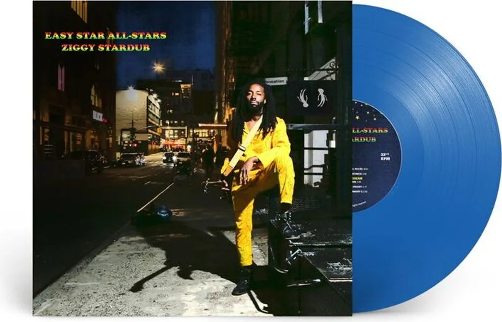 Vinyle Reggae Ziggy Stardub pour Platine : Hommage Bowie Bleu Royal