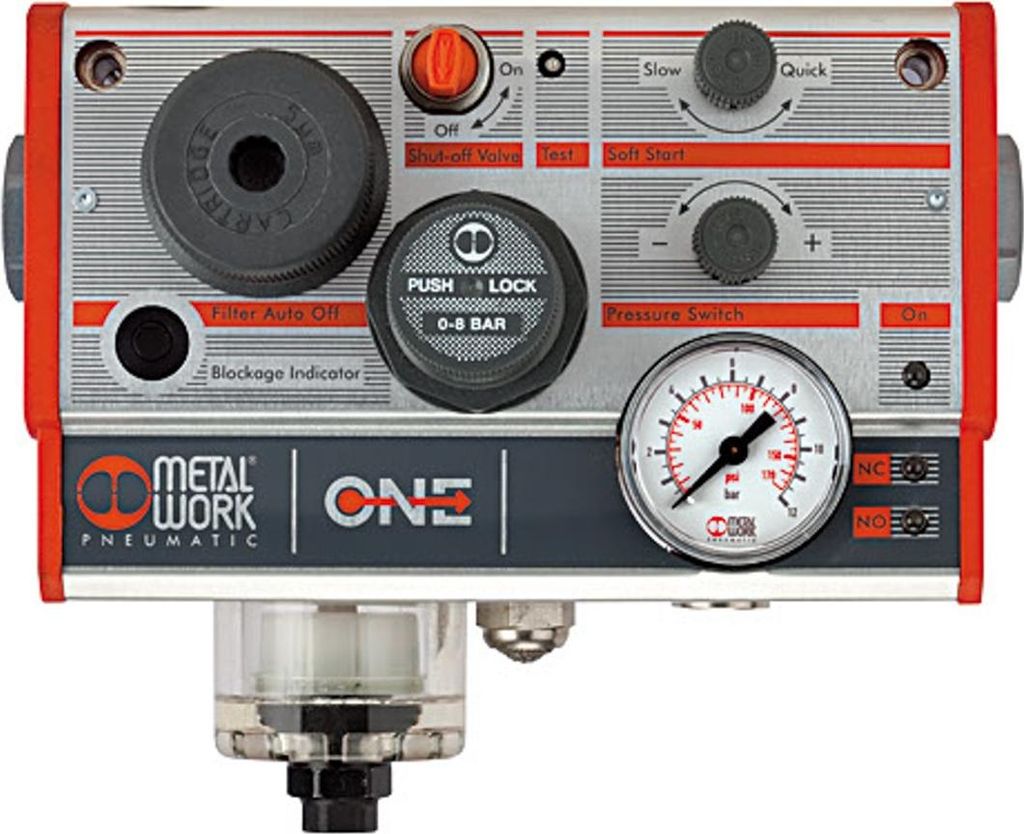 Riegler Wartungseinheit »ONE« mit Druckschalter, G 1/2