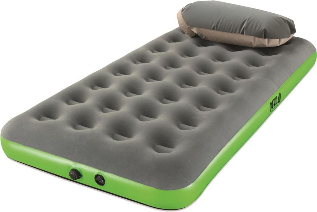 Bestway® Single-Luftbett Roll & Relax mit Kissenpumpe 188 x Produktbild 