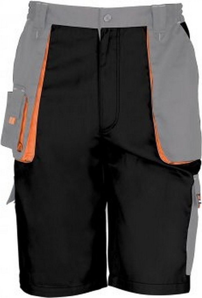 Result Work-Guard Herren Lite Shorts PC3332 (4XL) (Schwarz/Grau)