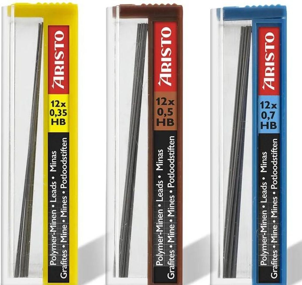 ARISTO College Feinminenstift FLP 3+3 Set Stift +Minen Produktbild 