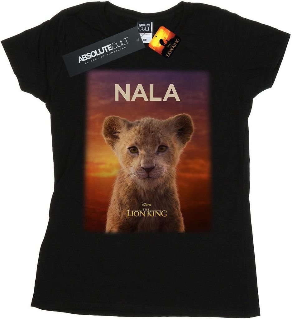 Disney - "The Lion King" T-Shirt für Damen BI25163 (XXL) (Schwarz)