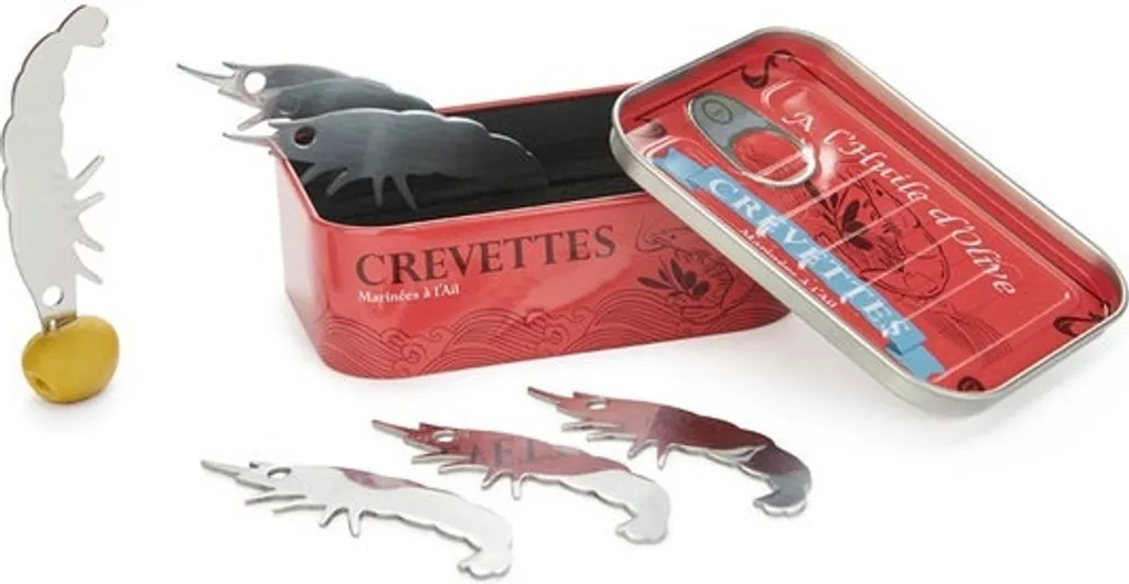 Set de 6 Piques Apéritifs Originaux pour Crevettes et Crustacés Balvi Snack