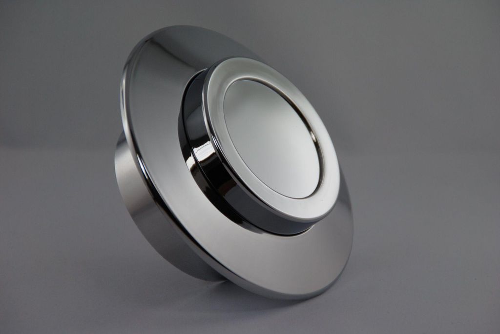 Wasserzähler Abdeckung chrom mit Blinddeckel passend zu Produktbild 