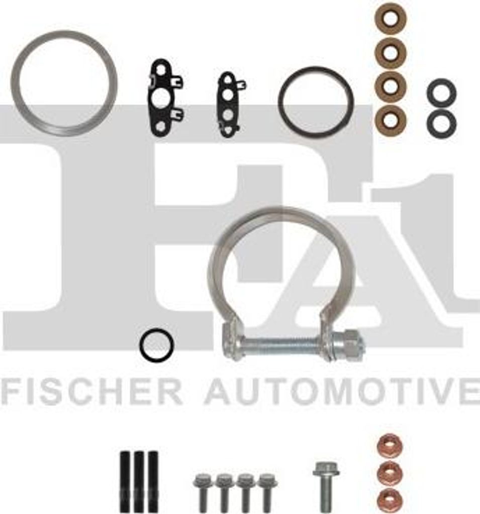 FA1 KT120570 Montagesatz Turbolader für OPEL Astra J Sports Tourer (P10) ASTRA J Astra K Sports Tourer (B16) Meriva B (S10) Astra K Schrägheck (B16)