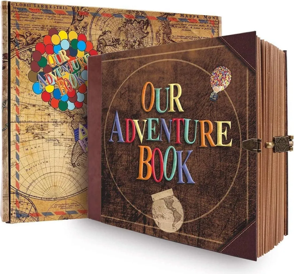 Livre d'or et album photo scrapbooking vintage pour souvenirs de voyage