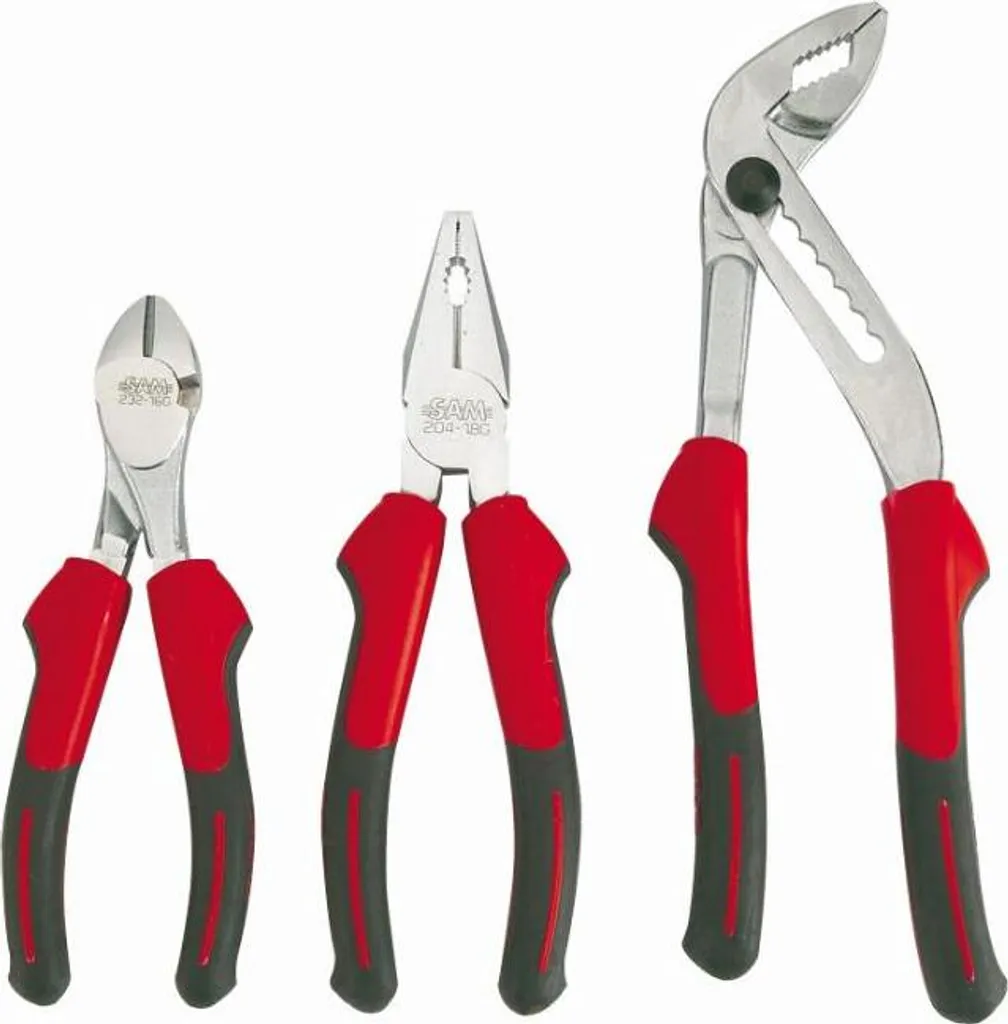 Kit 3 pinces SAM 209J3 ergonomiques haute résistance pour le serrage