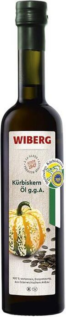 WIBERG Kürbiskern-Öl g.g.A. 100 % sortenrein, Erstpressung, aus österreichischem Anbau 500ml