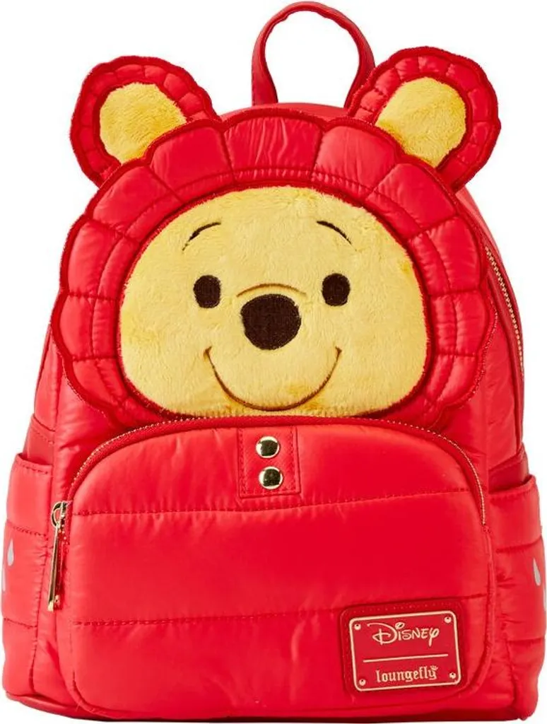 Sac à dos Winnie l'Ourson Cosplay Loungefly Effet Matelassé Velours