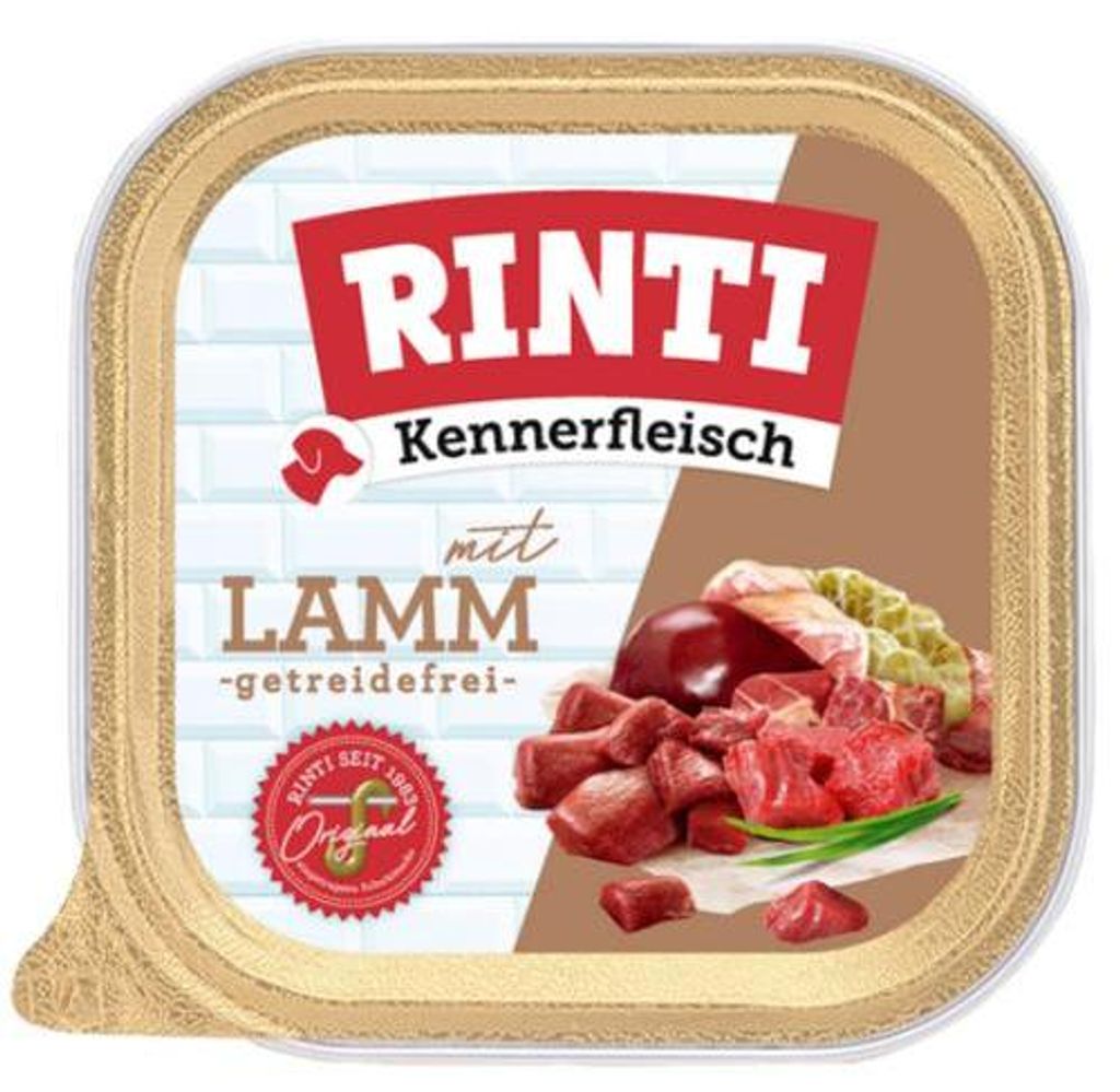 RINTI Kennerfleisch Lamm 300g, Adult, jede Rasse, Lamm, 300 Produktbild 