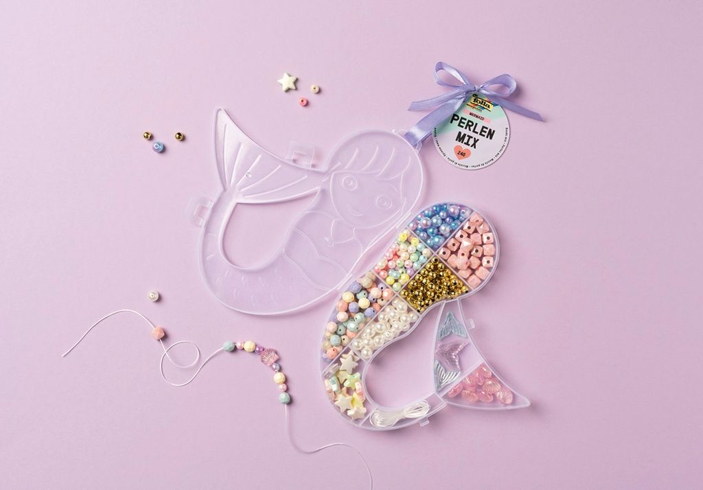 folia Perlen-Set Mermaid mehrfarbig Produktbild 3