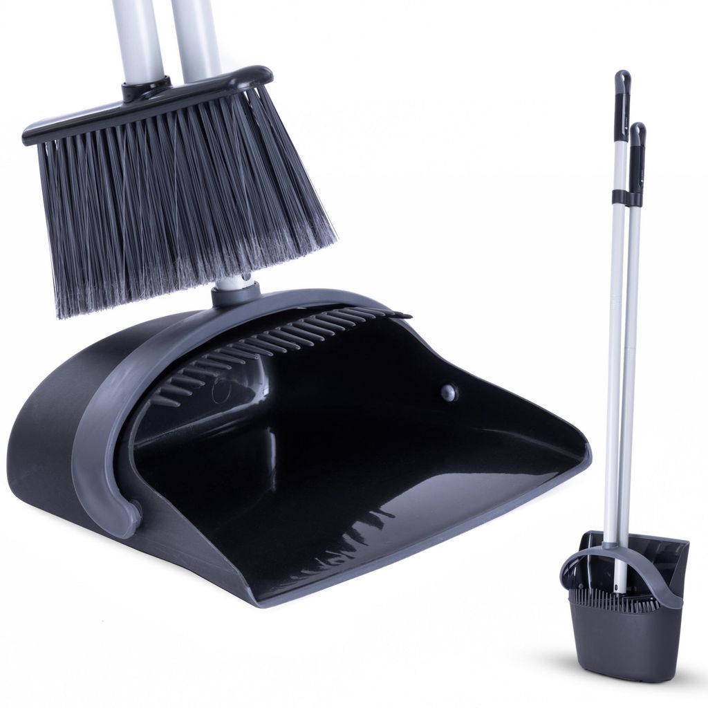 CLEANLY Kehrgarnitur mit langem Stiel 134 cm - Kehrschaufel Produktbild 