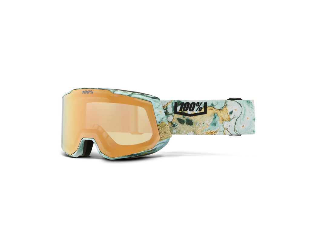 100% Skibrille Snow Goggle SNOWCRAFT XL HiPER, Fossil Exp - Copper ML Mirror
