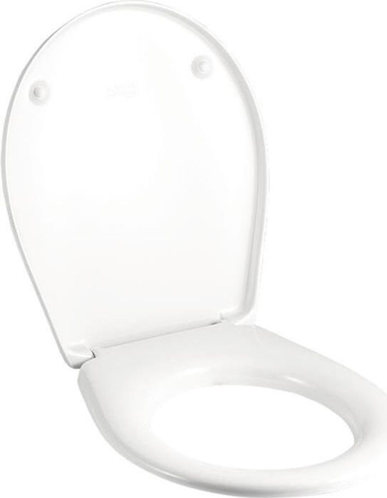 Keramag WC-Sitz Renova Nr. 1 Comprimo – Duroplast-Kunststoff, Weiß, Mit Edelstahl-Scharnieren, Passend Für WC 204545
