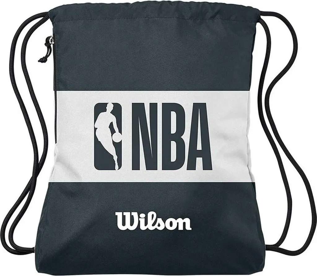 Sac à dos Wilson NBA Forge Noir à cordons - Équipement officiel Basket