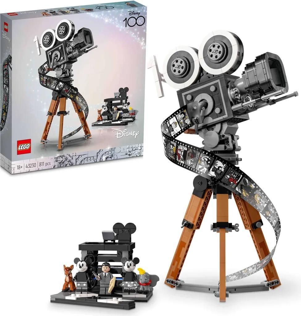 LEGO, Disney Hommage an Walt Disney Classic Kamera Bausatz, Kunststoff, Mehrfarbig, 37 cm (H) x 21 cm (B) x 19 cm (T), 811 Teile,