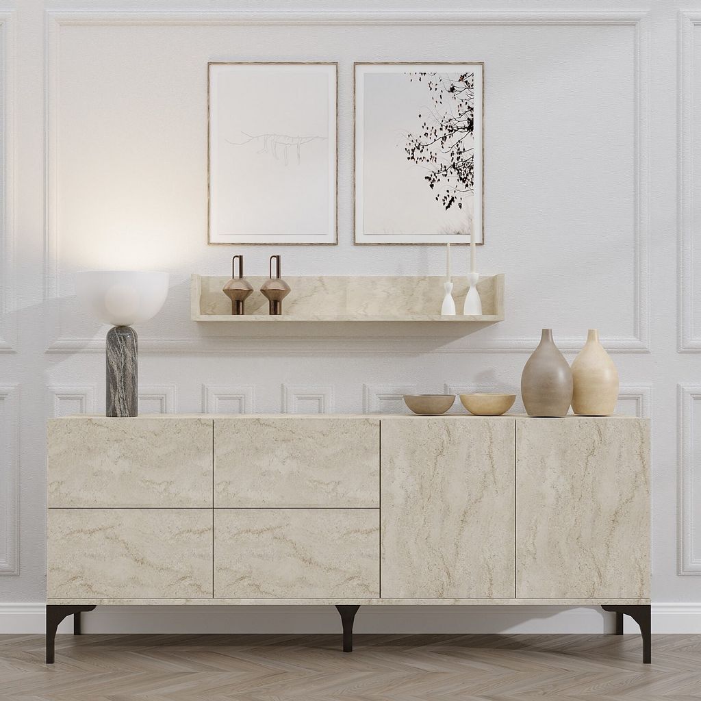Skye Decor, Stella - Travertine, Wohnzimmerschränke, Produktbild 