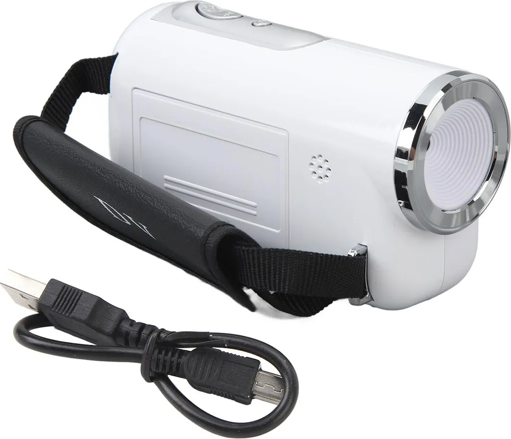 Caméra vidéo pour enfants 1080p HD 16MP avec zoom 16x et écran TFT blanc
