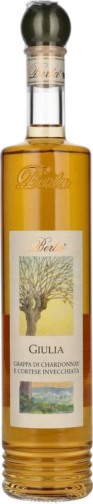 Berta Giulia Grappa di Chardonnay 700 ml. Produktbild 