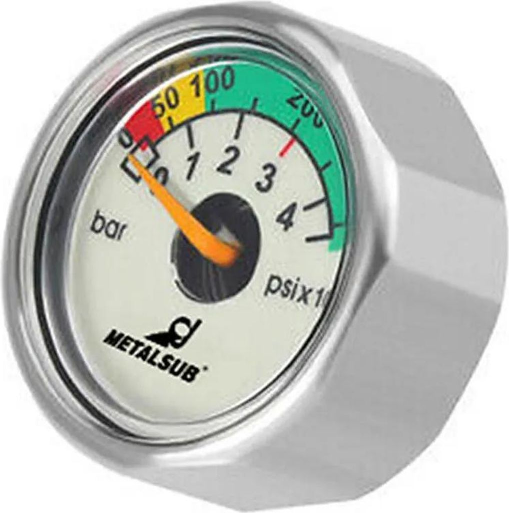 Metalsub Pony Double Scale Manometer Silver Silver One Size Image du produit 