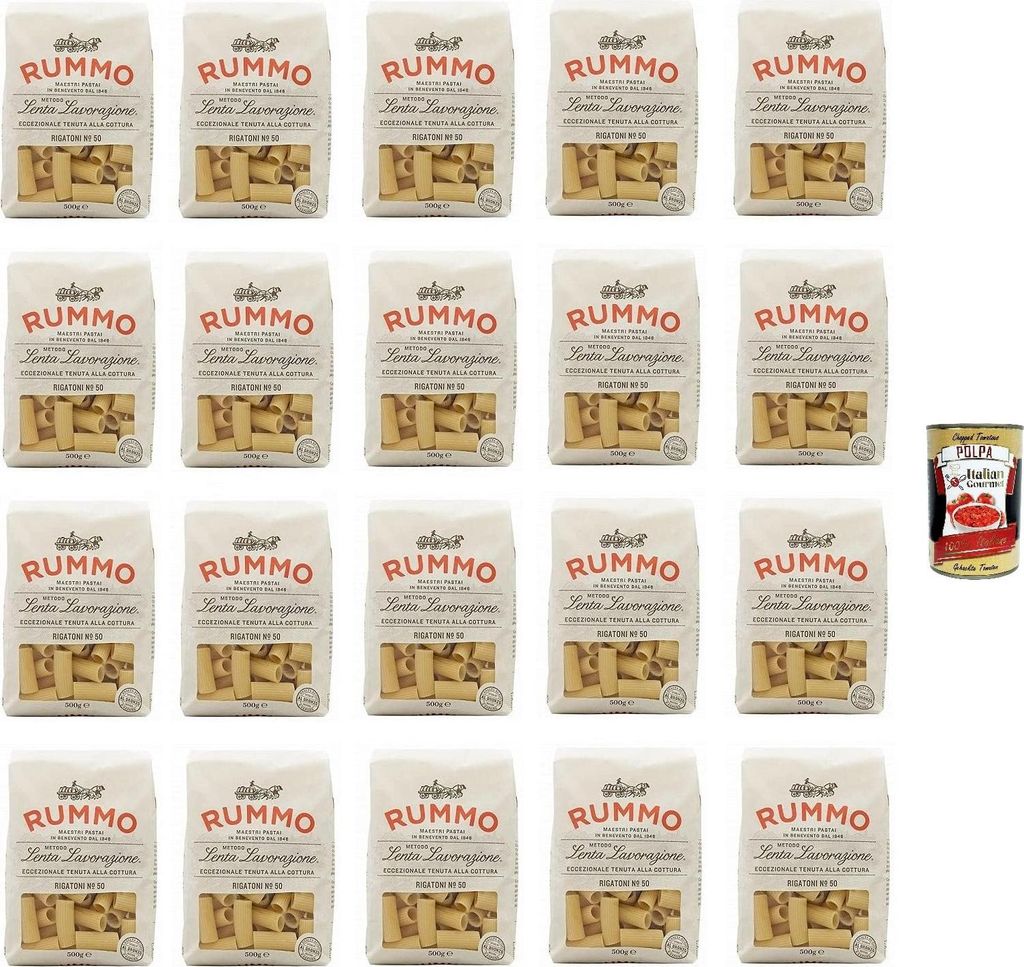 Rummo Rigatoni N°50 Pasta Lenta Lavorazione Teigwaren aus Produktbild 
