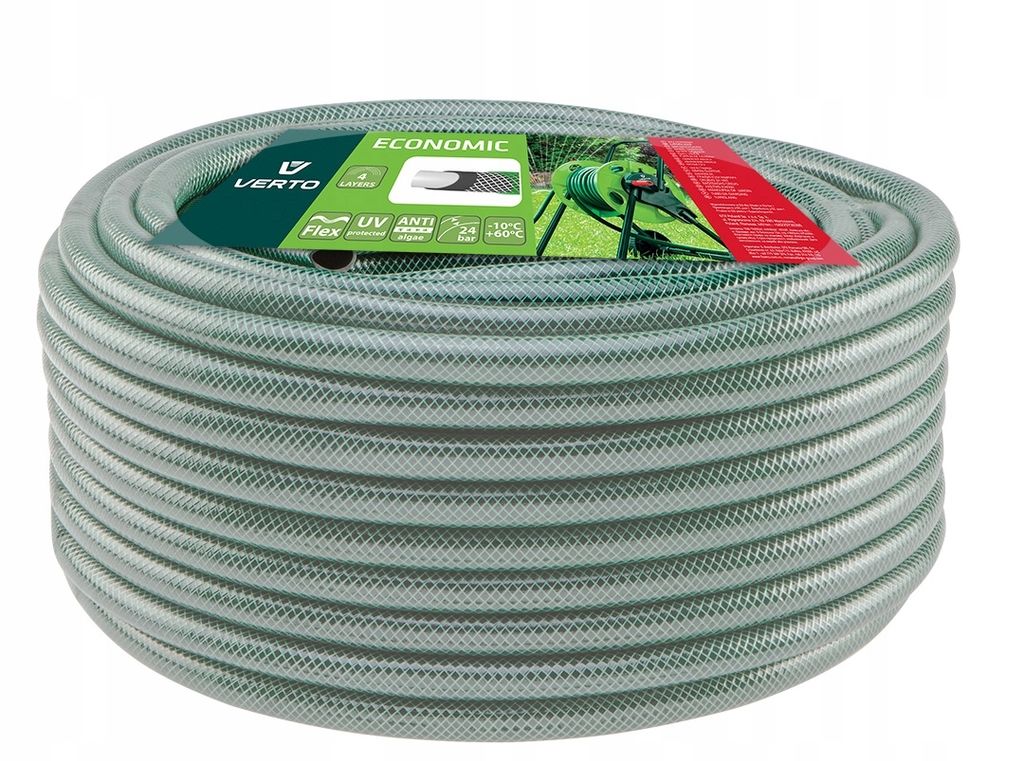 TUBO PIATTO 25 Mm 100 Metri Per Scarico Acqua, PVC Poliestere Gomma - Foto 10