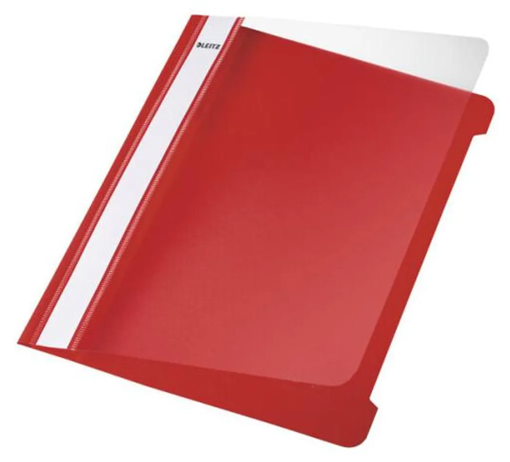 Classeur à levier format A5 Leitz 4197 rouge pour archivage compact