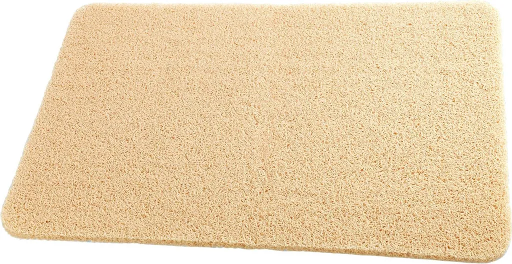 Wenko Tappeto Wellness Beige 80x50 | Comfort Plastica PVC per Bagno