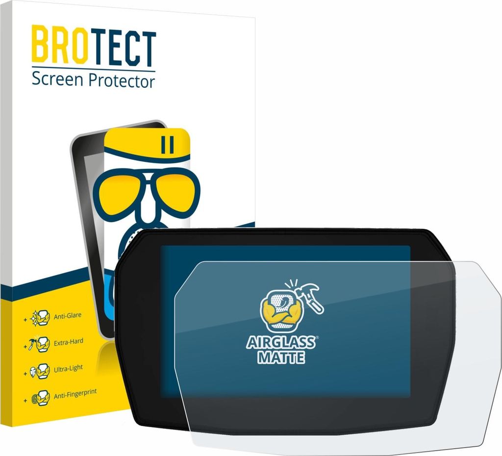 BROTECT Entspiegelungs Schutzglas für Ducati Multistrada V2 2025 Schutzfolie Panzer Folie Glas Display Schutz matt