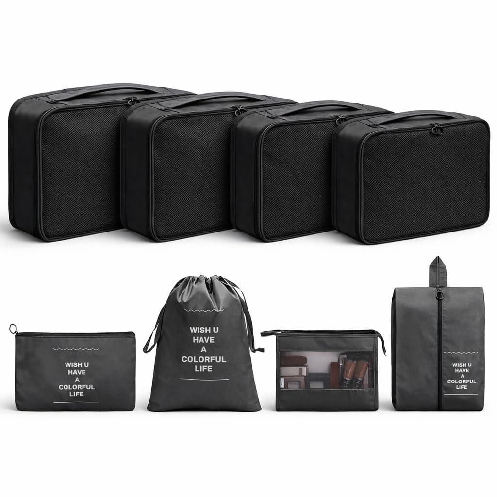 Set di 8 organizer da valigia – Organizer da valigia con Immagine del prodotto 