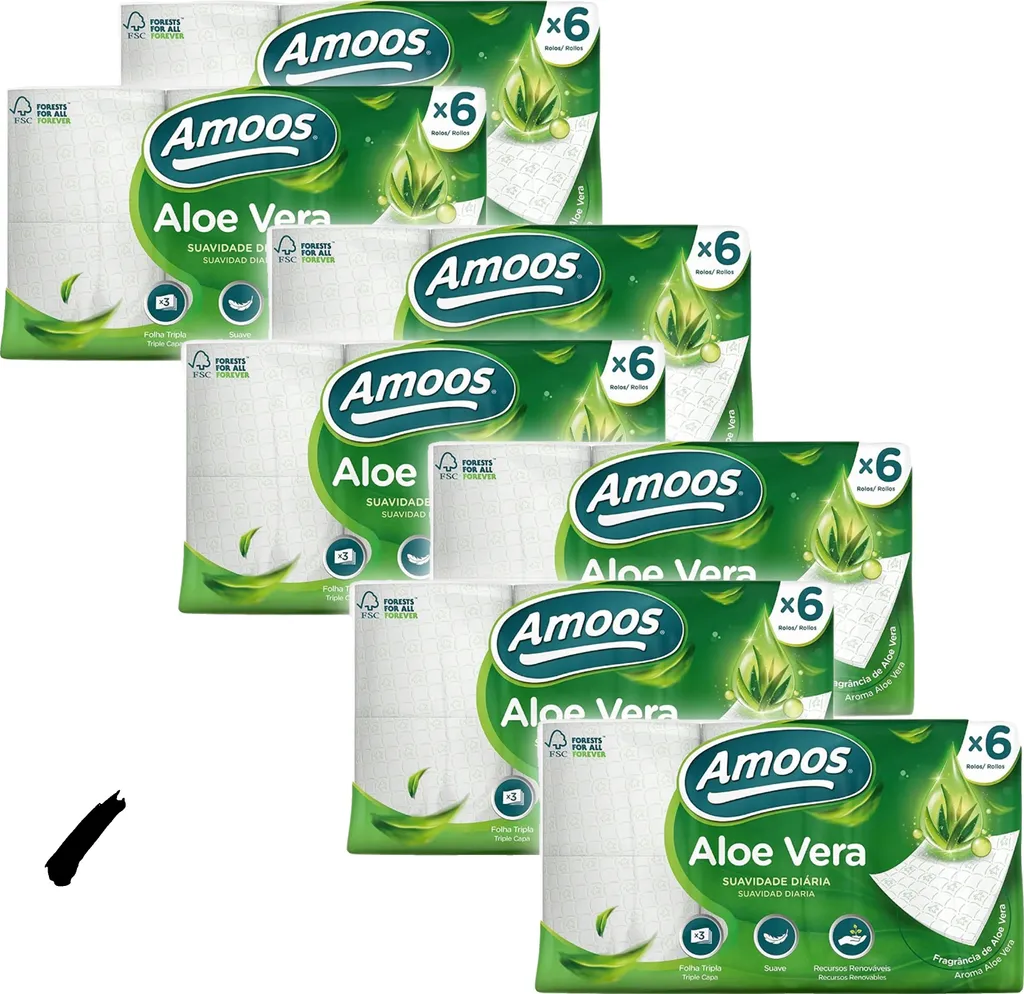 Papier toilette confort peau sensible aloe vera 3 couches pack de 42