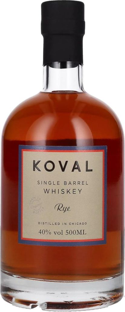 Koval RYE Single Barrel Whiskey 40% Vol. 0,5l