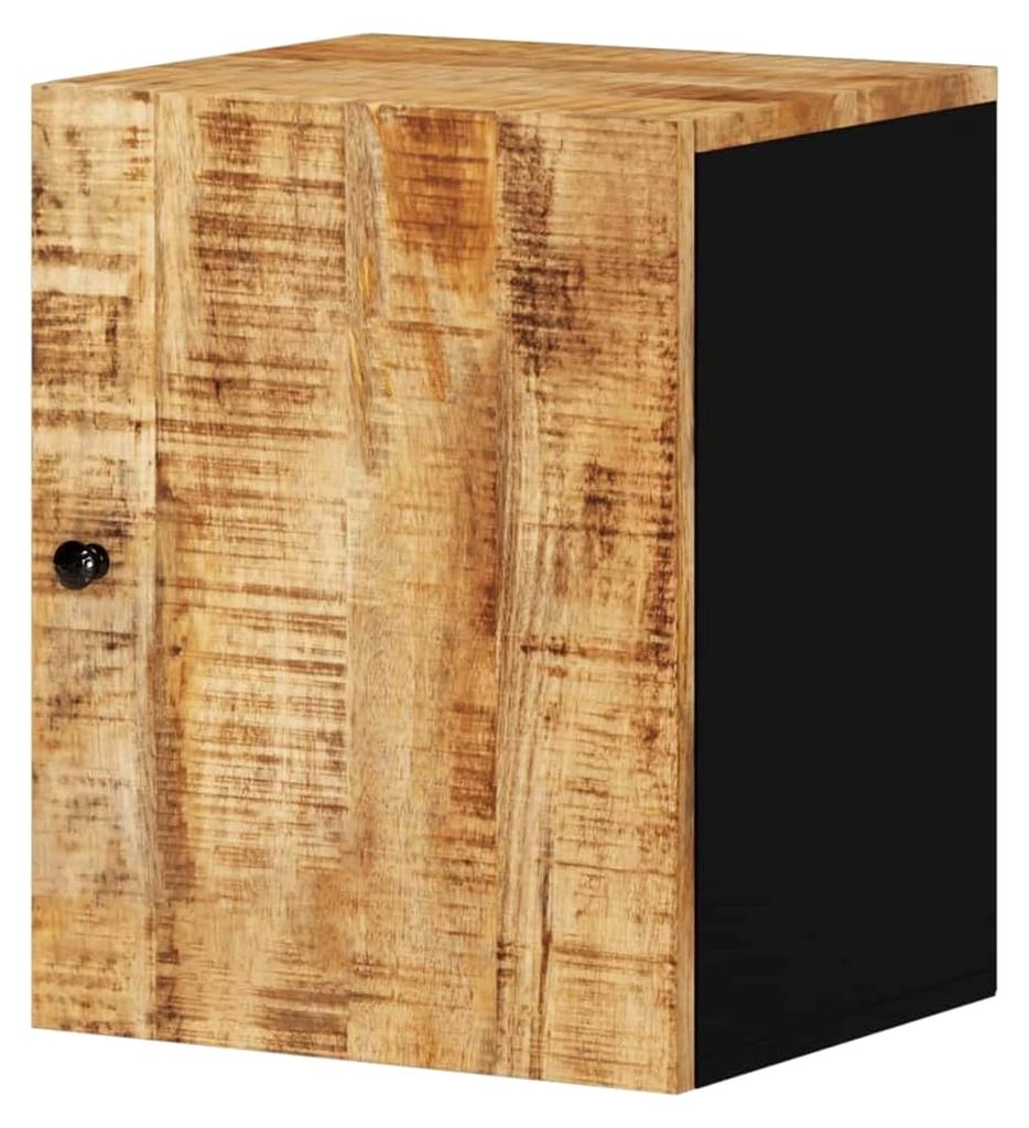 Bad Wandschrank, Hängeschrank mit viel Stauraum aus Massivholz Mango