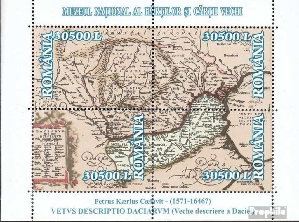 Briefmarken Rumänien 2003 Mi Block328 (kompl.Ausg.) postfrisch Nationalmuseum