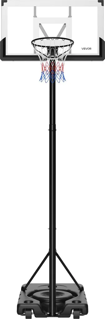 Panier de Basket avec Panneau PC 122cm et Structure Acier Robuste