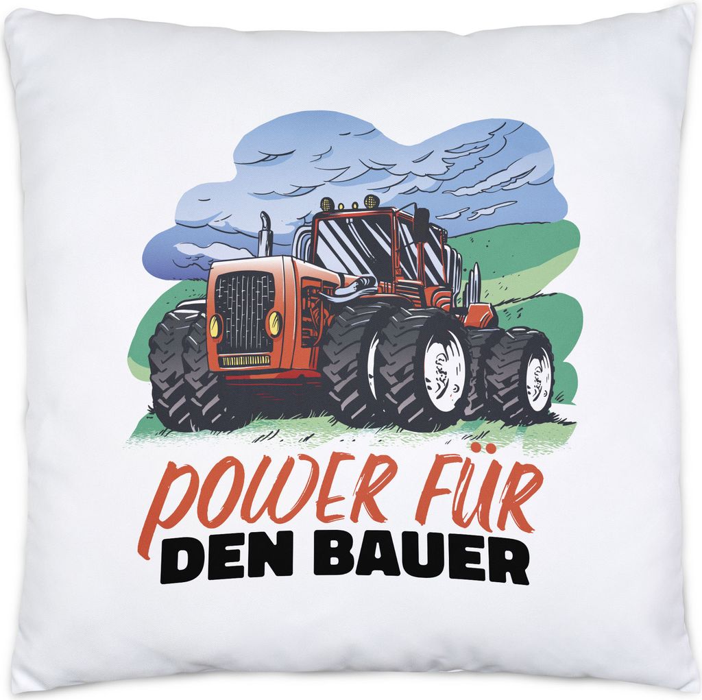 Power Für Den Bauer Kissen Inkl Füllung Geschenkidee Bauern Bauernhof Fans Farmer Landwirtschaft Traktor Trecker