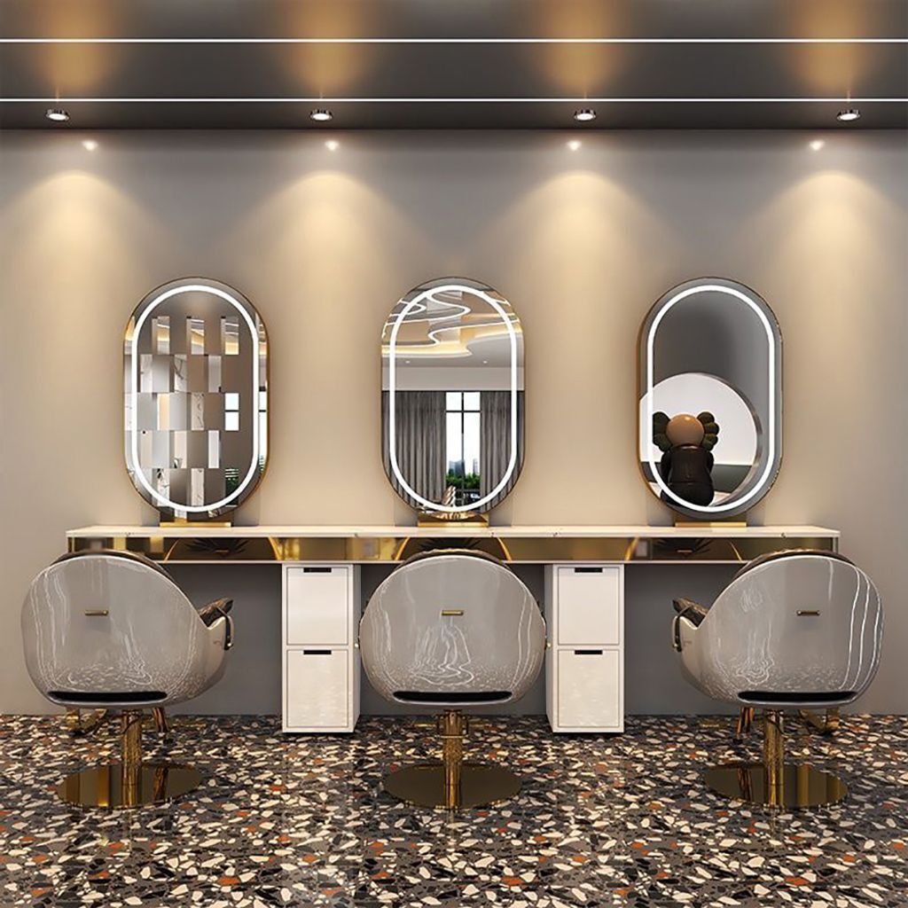 360Home Frisiertisch mit LED Spiegel Stylingstation Produktbild 