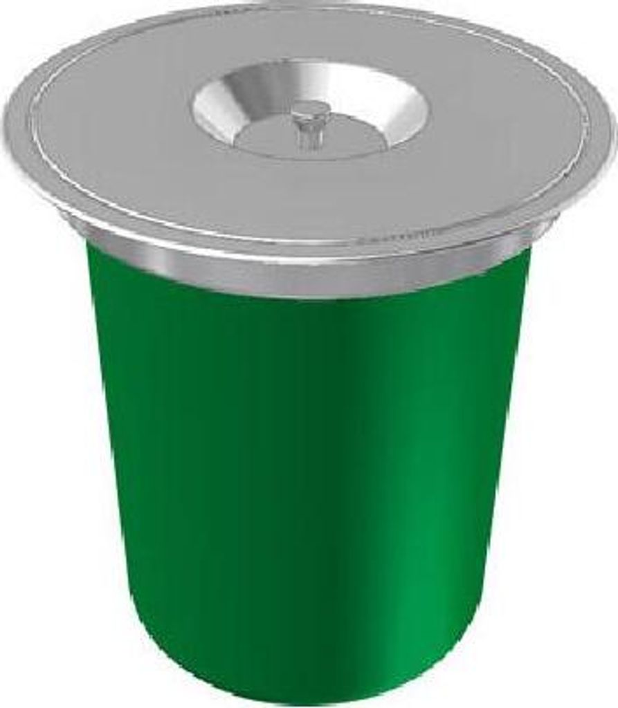 Franke KEA - Abfalleimer E 12, eingebaut, grün 134.0035.042