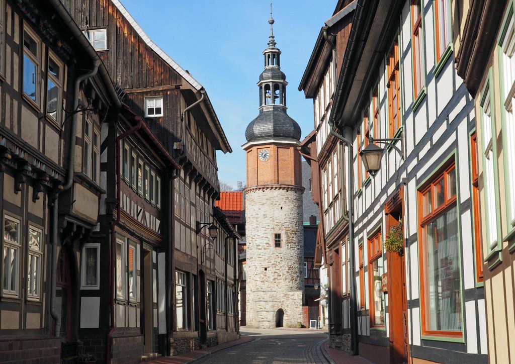 hansepuzzle 15465 - Alt-Stadt Puzzle, 260 Teile, Orte, 41,0 x 28,0cm mit hochwertiger Aufbewahrung, Kartonbox und wiederverschließbarem Beutel