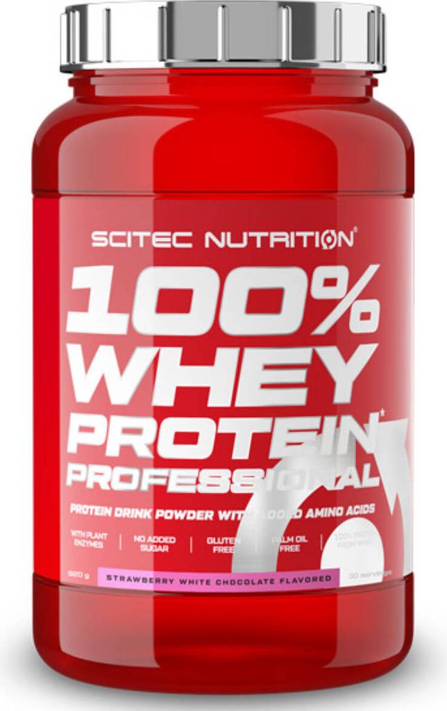 Scitec Nutrition 100% Whey Protein Professional 920g Erdbeer weiße Schokolade