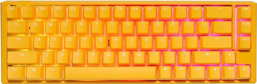 Clavier Mécanique Compact Ducky One 3 Yellow SF Layout US QWERTY Jaune