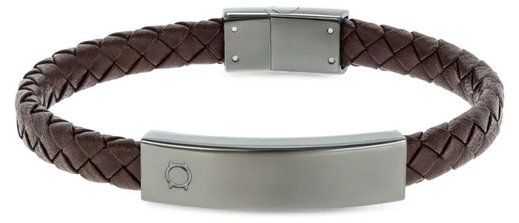 Bracelet Jonc Ajustable Ao Oamb4101Lc-S Bijou Élégant en Métal Argent