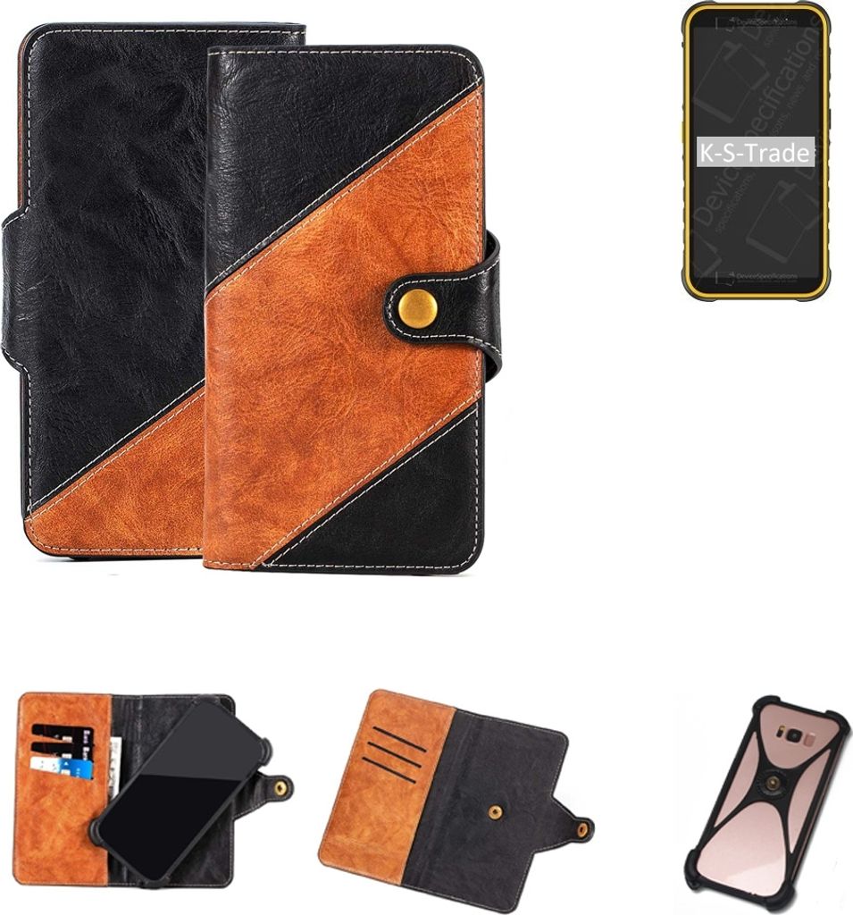K-S-Trade Handyhülle Schutzhülle Bookstyle Case Wallet-Case Produktbild 