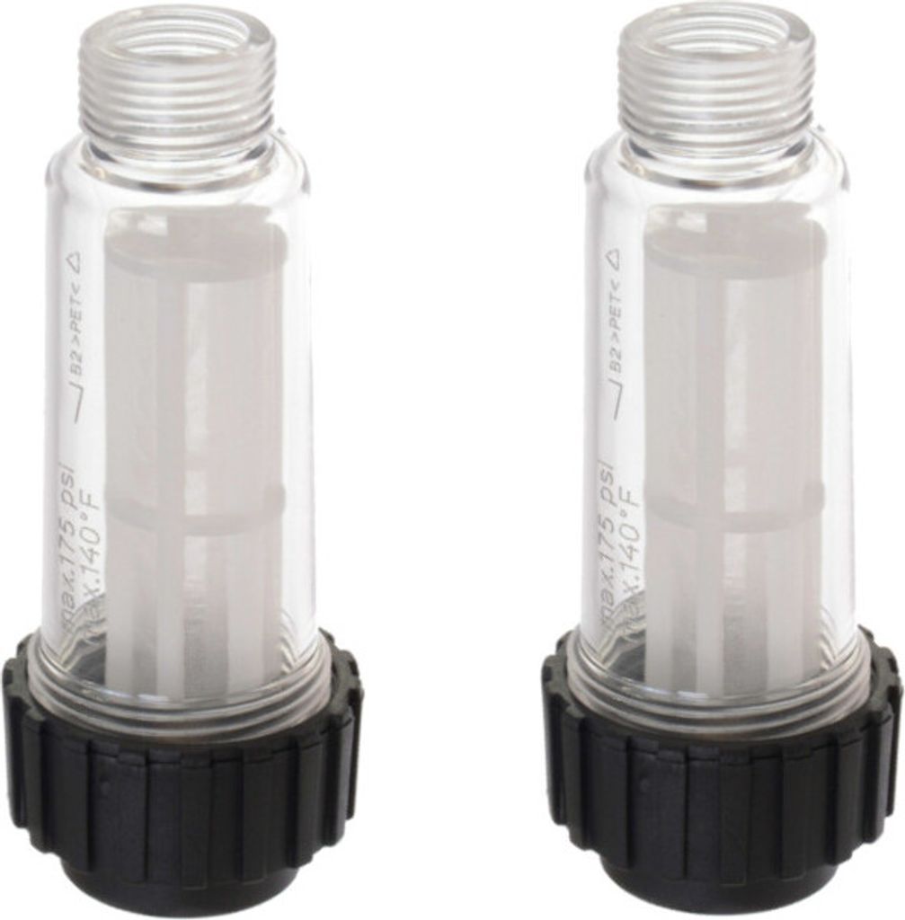 2x Trade-Shop Hochdruckreiniger-Wasserfilter kompatibel mit Nilfisk C 110.7-5 X-tra C 120.7-6 PC C 135.1-8 PCAD C-PG 135.1-8 PCDI X-tra ersetzt 128...