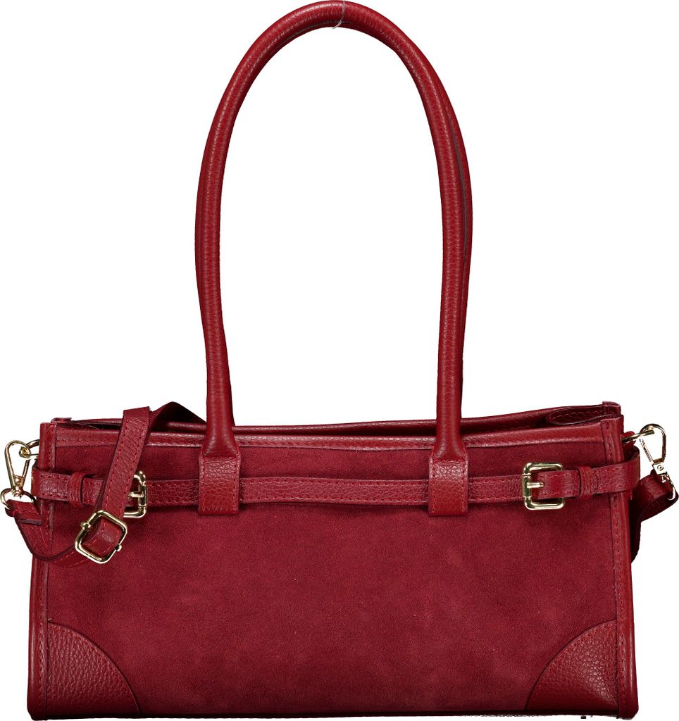 Hausfelder Manufaktur Shopper Velours Rot onesize