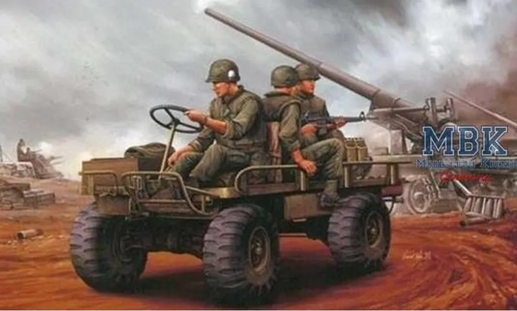 Maquette Militaire Mule Mécanique Dragon 3317 avec Figurines US Marines
